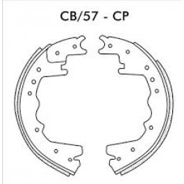 Sapata com Lona - CB/57-CP - Fras-le
