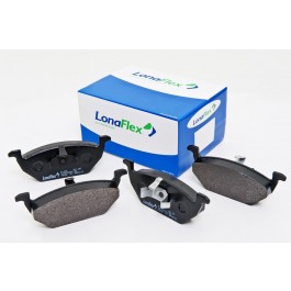 Pastilha Dianteira de Freio - Lonaflex - P-412