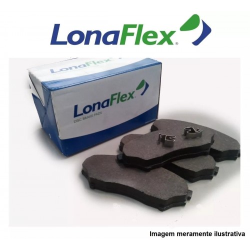 Pastilha Dianteira de Freio - Lonaflex - P-81