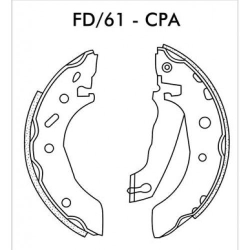 Sapata com Lona - FD/61-CPA - Fras-le