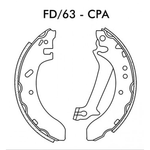 Sapata com Lona - FD/63-CPA - Fras-le