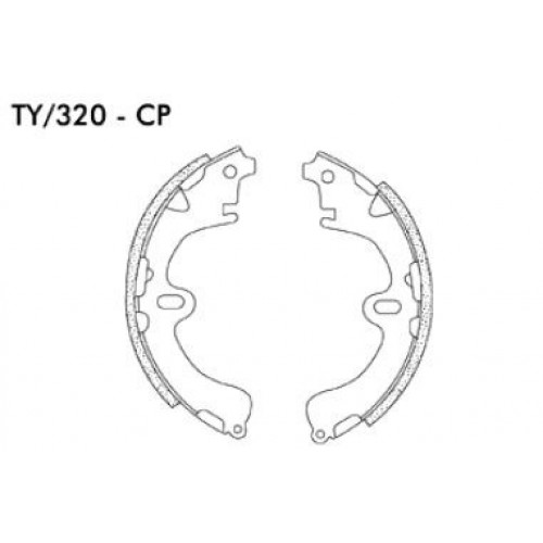 Sapata com Lona - TY/320-CP - Fras-le